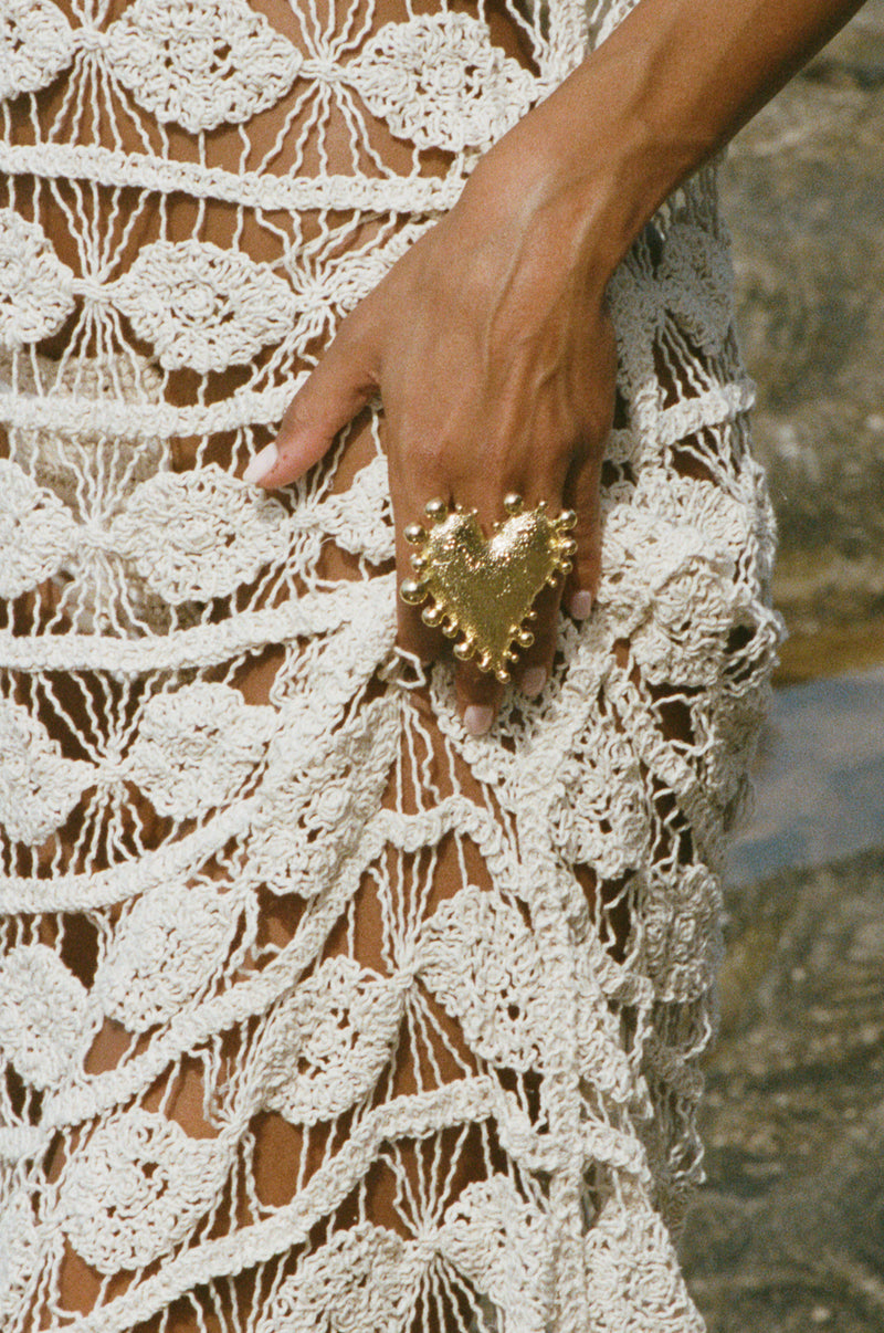 Dusk Till Dawn Knitted Crochet Dress