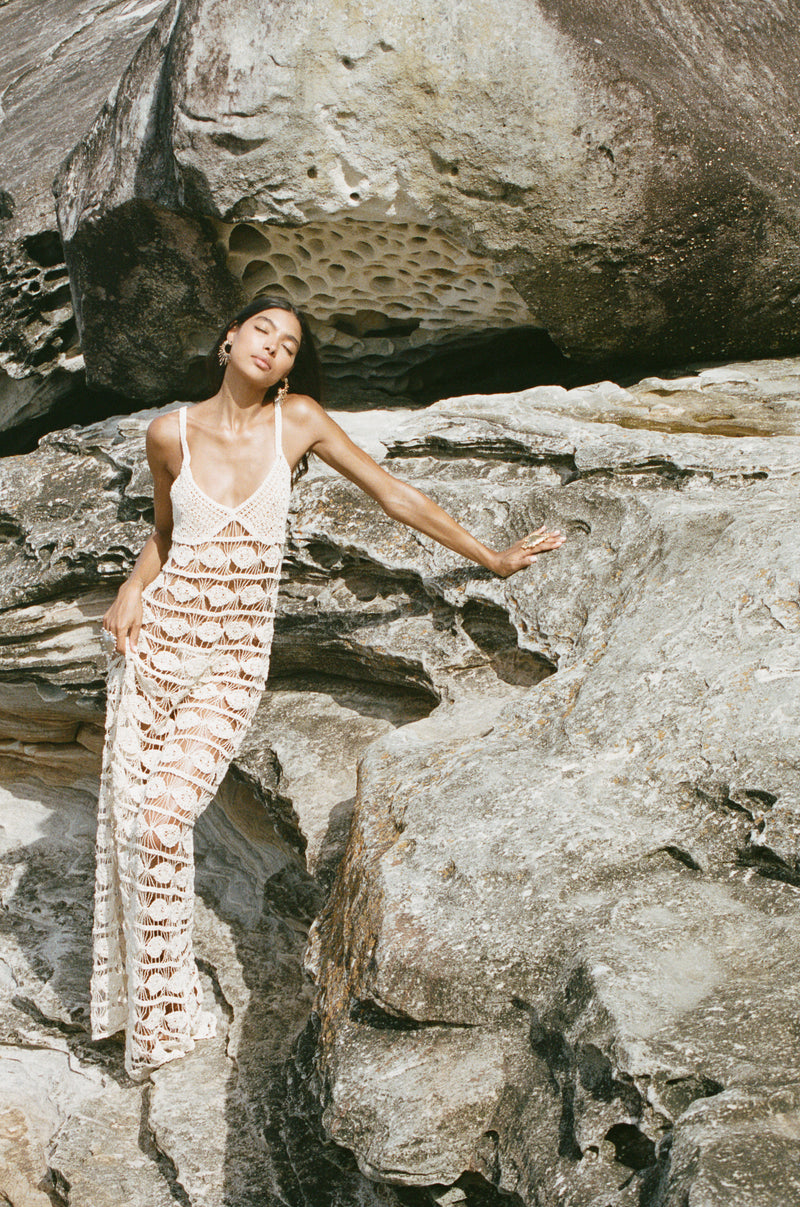 Dusk Till Dawn Knitted Crochet Dress