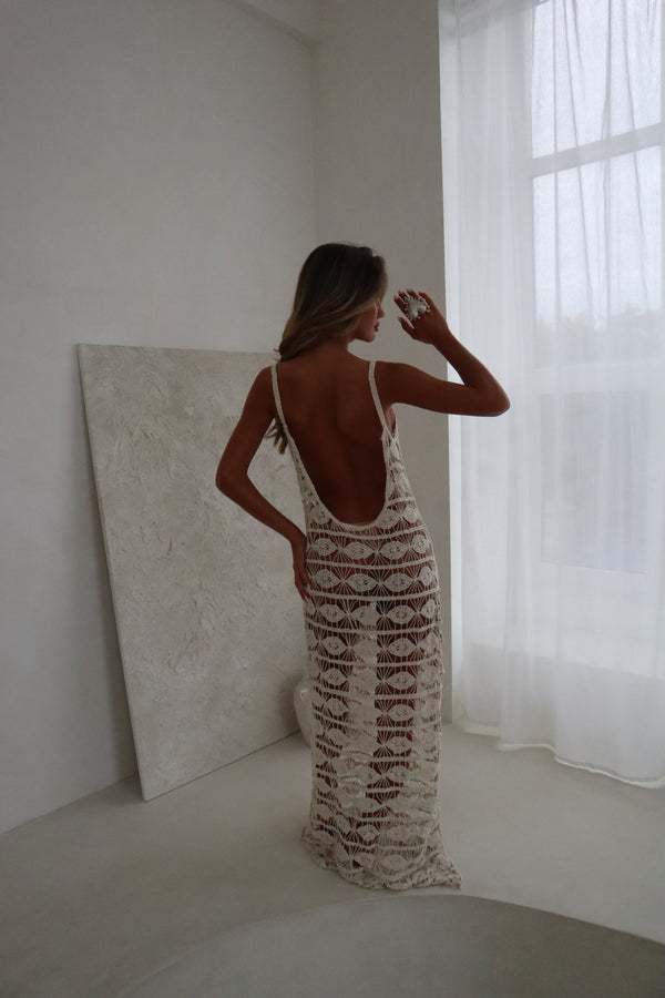 Dusk Till Dawn Knitted Crochet Dress