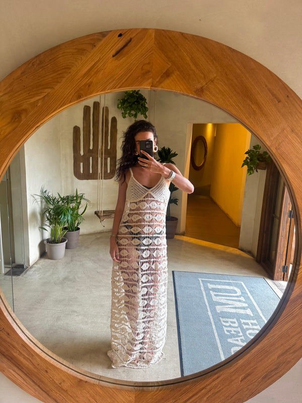 Dusk Till Dawn Knitted Crochet Dress